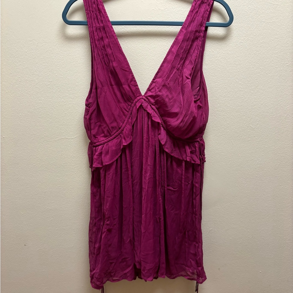 Purple Flowy Dress